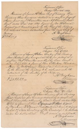 Lot #77 Texas Declaration of Independence Signers - Image 5