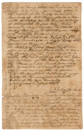 Lot #77 Texas Declaration of Independence Signers - Image 6