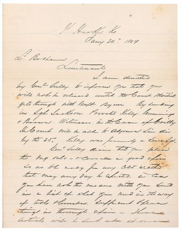 Lot #242 Myles W. Keogh - Image 1