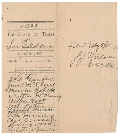 Lot #196 Navarro County Warrants - Image 1