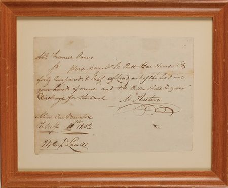 Lot #28 Moses Austin
