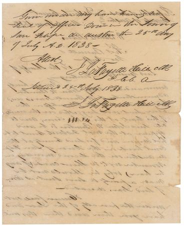 Lot #8 William Barret Travis - Image 2