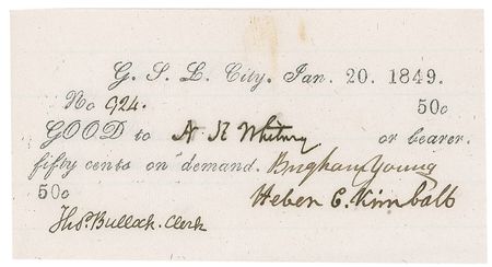 Lot #224 Brigham Young - Image 2