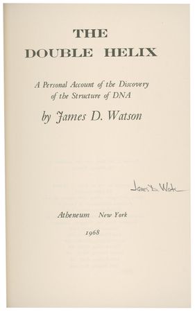 Lot #241 DNA: James D. Watson Book - Image 1