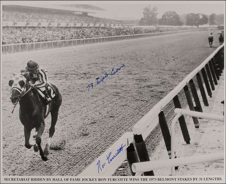 Lot #1512 Horse Racing: Ron Turcotte Signed Photographs - Image 1
