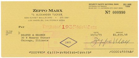 Lot #1305 Zeppo Marx - Image 1