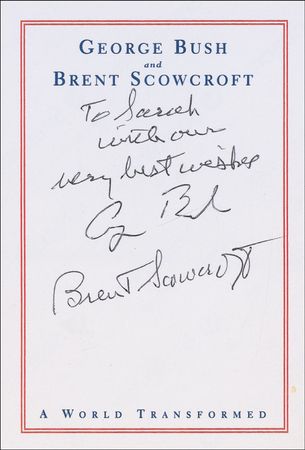 Lot #16 George and George W. Bush Bookplates
