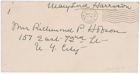 Lot #69 Mary Lord Harrison Handwritten Letter Signed - Image 3