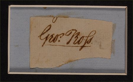 Lot #230 Declaration of Independence: George Ross Signature - Image 1