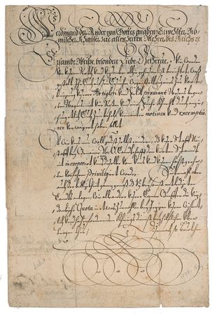 Lot #253 Ferdinand II Signed Document - Image 1