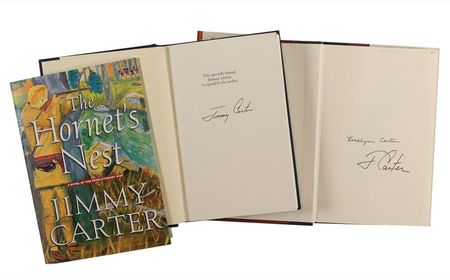Lot #25 Jimmy and Rosalynn Carter Books