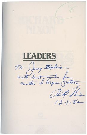Lot #102 Richard Nixon - Image 1