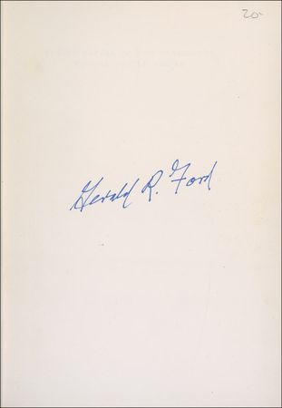 Lot #56 Gerald Ford Book - Image 1
