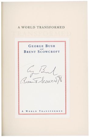 Lot #13 George Bush Book