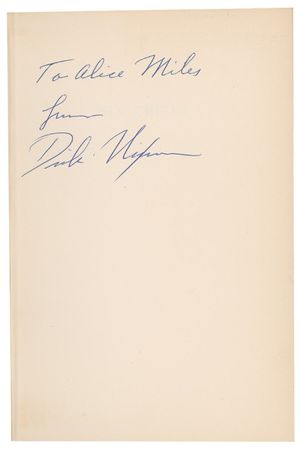 Lot #103 Richard Nixon Book - Image 1