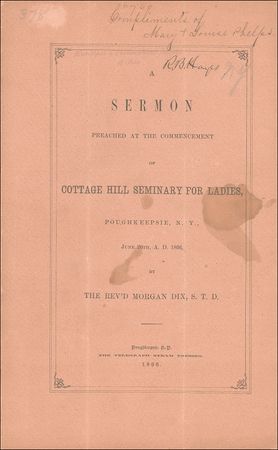 Lot #70 Rutherford B. Hayes: Hayes is presented a commencement sermon - Image 1
