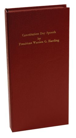 Lot #66 Warren G. Harding: “May it ever abide and have our devotion” - Image 2