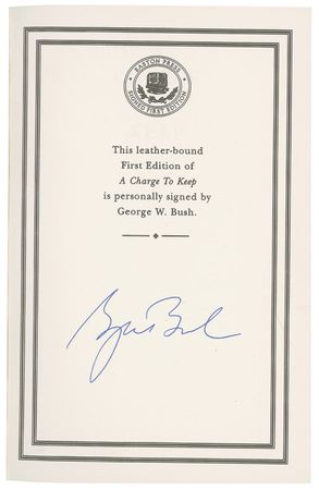 Lot #19 George W. Bush Book