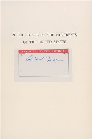 Lot #106 Richard Nixon - Image 1