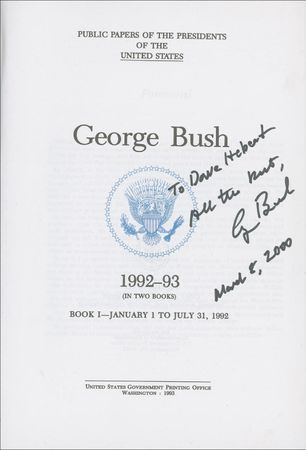 Lot #14 George Bush Book