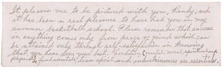 Lot #1652 John Wooden - Image 2