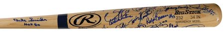 Lot #1439 Baseball Greats Baseball Bat - Image 2