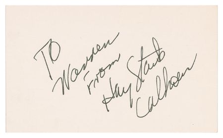 Lot #1459 Haystack Calhoun and Haystack Muldoon Signatures - Image 1