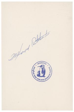 Lot #273 Edmund Hillary - Image 1