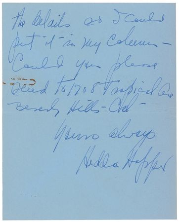 Lot #1263 Hedda Hopper - Image 2