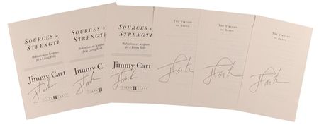Lot #24 Jimmy Carter Book Pages