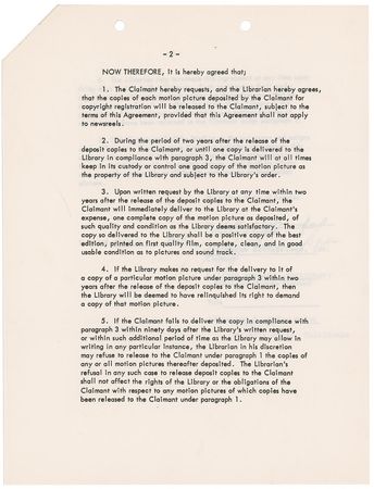 Lot #1220 Judy Garland: Garland preserves her films in the Library of Congress - Image 2