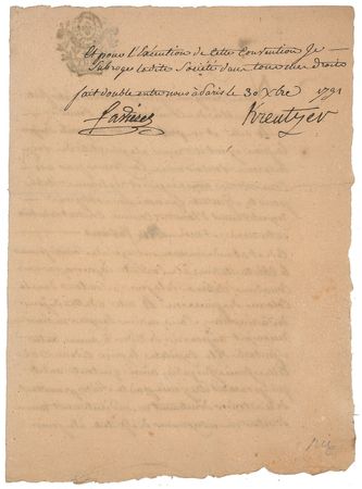 Lot #830 Rodolphe Kreutzer Signed Letter - Image 2