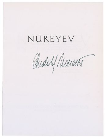 Lot #1327 Rudolf Nureyev Book - Image 1