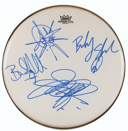 Lot #889 Blues Traveler and The Wallflowers Drumheads - Image 1