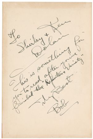 Lot #1261 Bob Hope Book - Image 1
