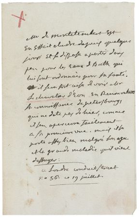Lot #462 Marc Rene, Marquis de Montalembert Letters - Image 2