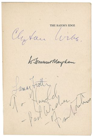 Lot #1346 The Razor’s Edge Book - Image 3