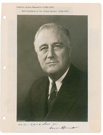 Lot #126 Franklin and Eleanor Roosevelt Group Lot - Image 1