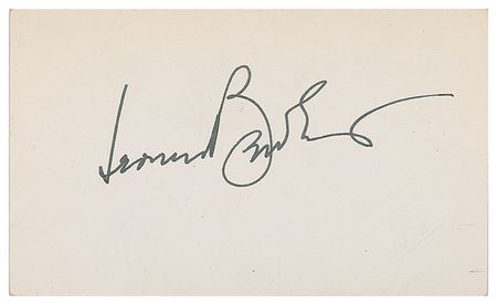 Lot #884 Leonard Bernstein - Image 3