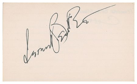Lot #884 Leonard Bernstein - Image 1