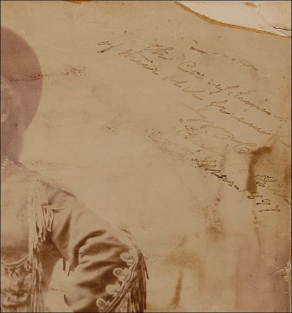 Lot #220 William F. ?Buffalo Bill? Cody: Excellent oversized image of ?Buffalo Bill,? presenting a most dignified pose - Image 2