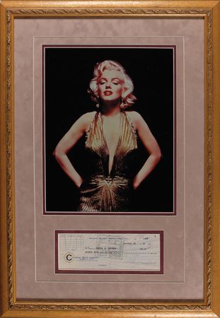Lot #1313 Marilyn Monroe Check - Image 2