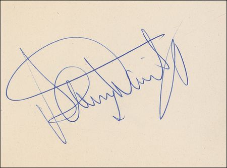 Lot #1345 Rat Pack: Davis and Lawford Signatures - Image 2