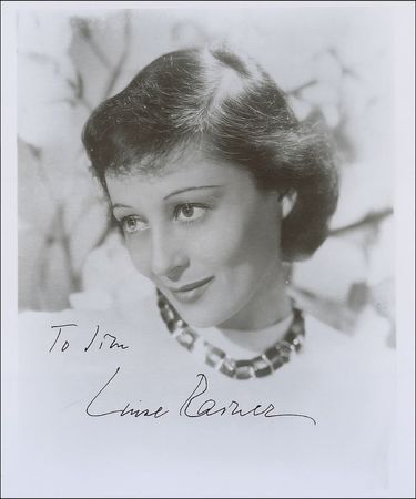 Lot #1343 Luise Rainer Signed Photographs - Image 1