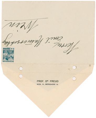 Lot #257 Sigmund Freud: Freud sends a congratulatory letter to a dear friend amidst a growing personal Nazi danger - Image 3