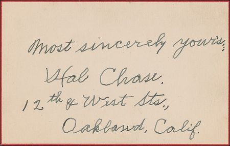 Lot #1568 NY Yankees: Hal Chase: Among the most unsavory characters in the history of the game - Image 2