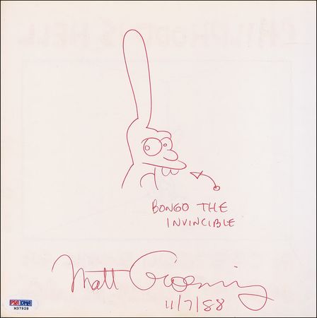 Lot #774 Matt Groening Book - Image 1