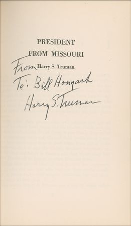 Lot #158 Harry S. Truman Book - Image 1