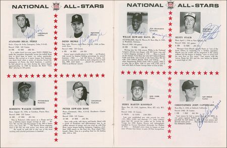 Lot #1442 Baseball: 1969 All Stars Program - Image 3