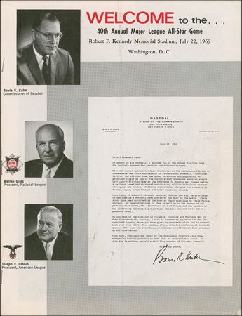 Lot #1442 Baseball: 1969 All Stars Program - Image 4